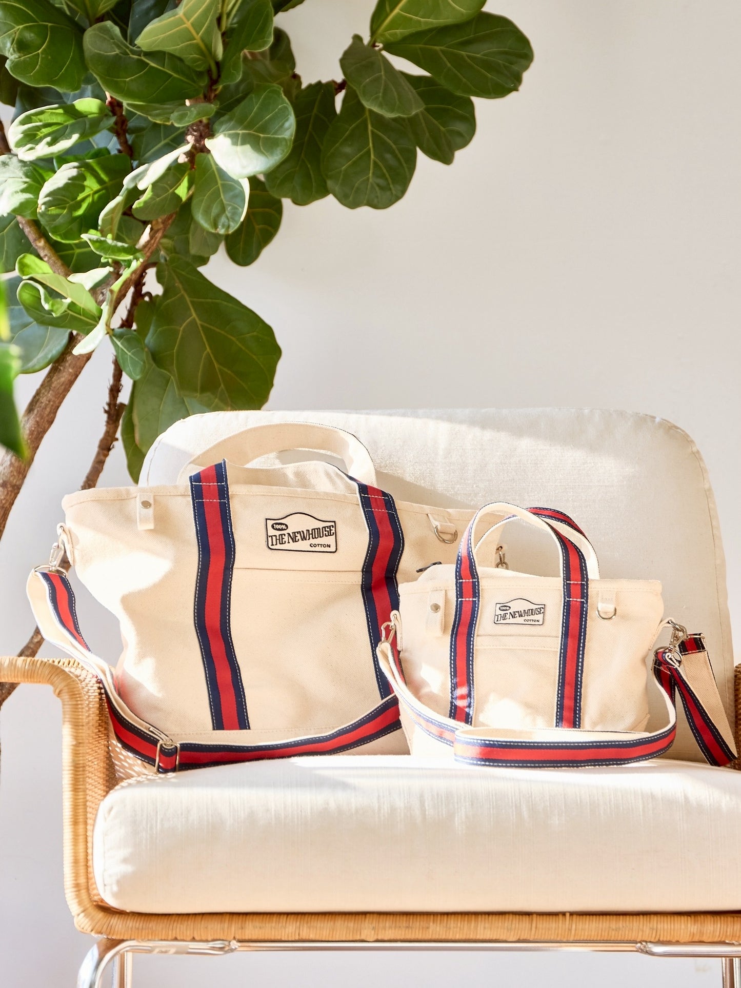 BABY LEON TOTE  (union stripe)