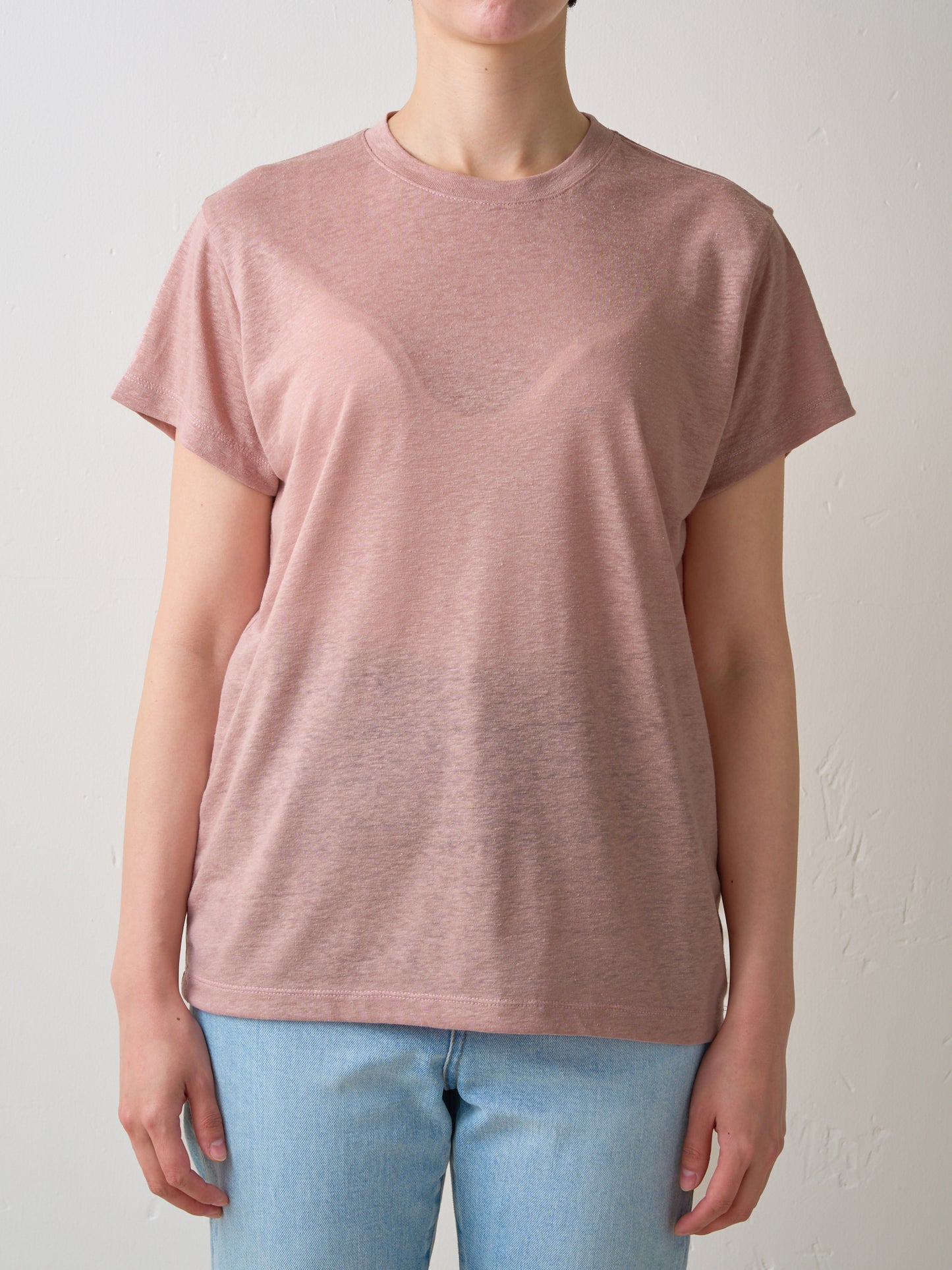 GEMMA HALF SLEEVE TEE (pink)