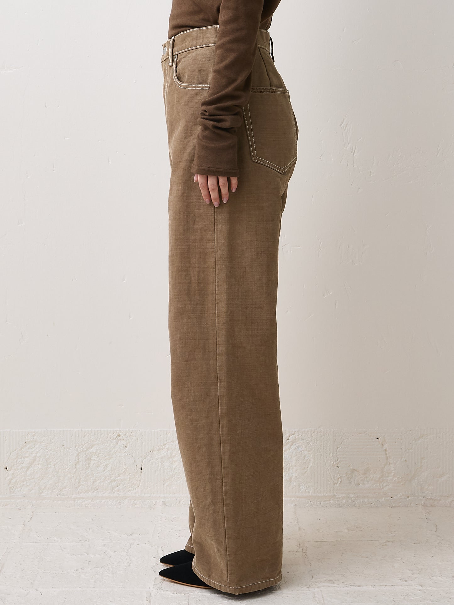 CALVERT PANT (mocha)