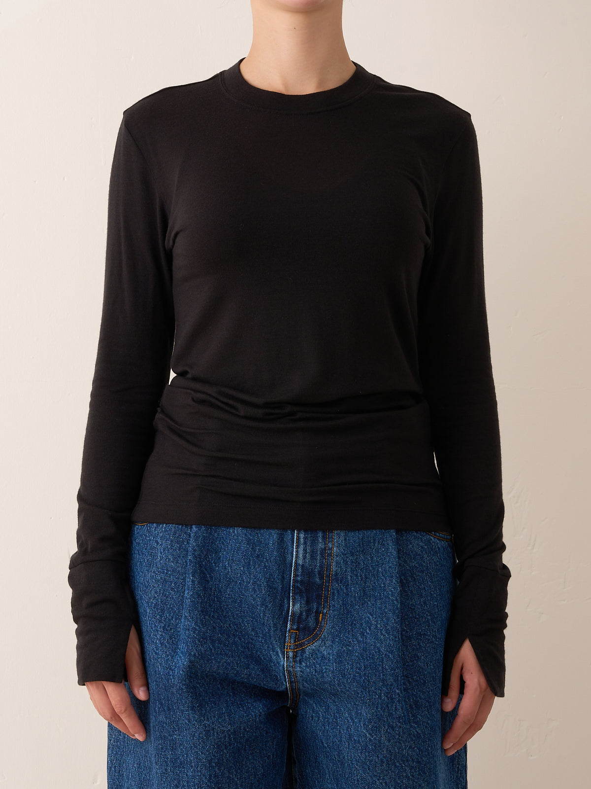【受注再販】BELAIR LONG SLEEVE (black)