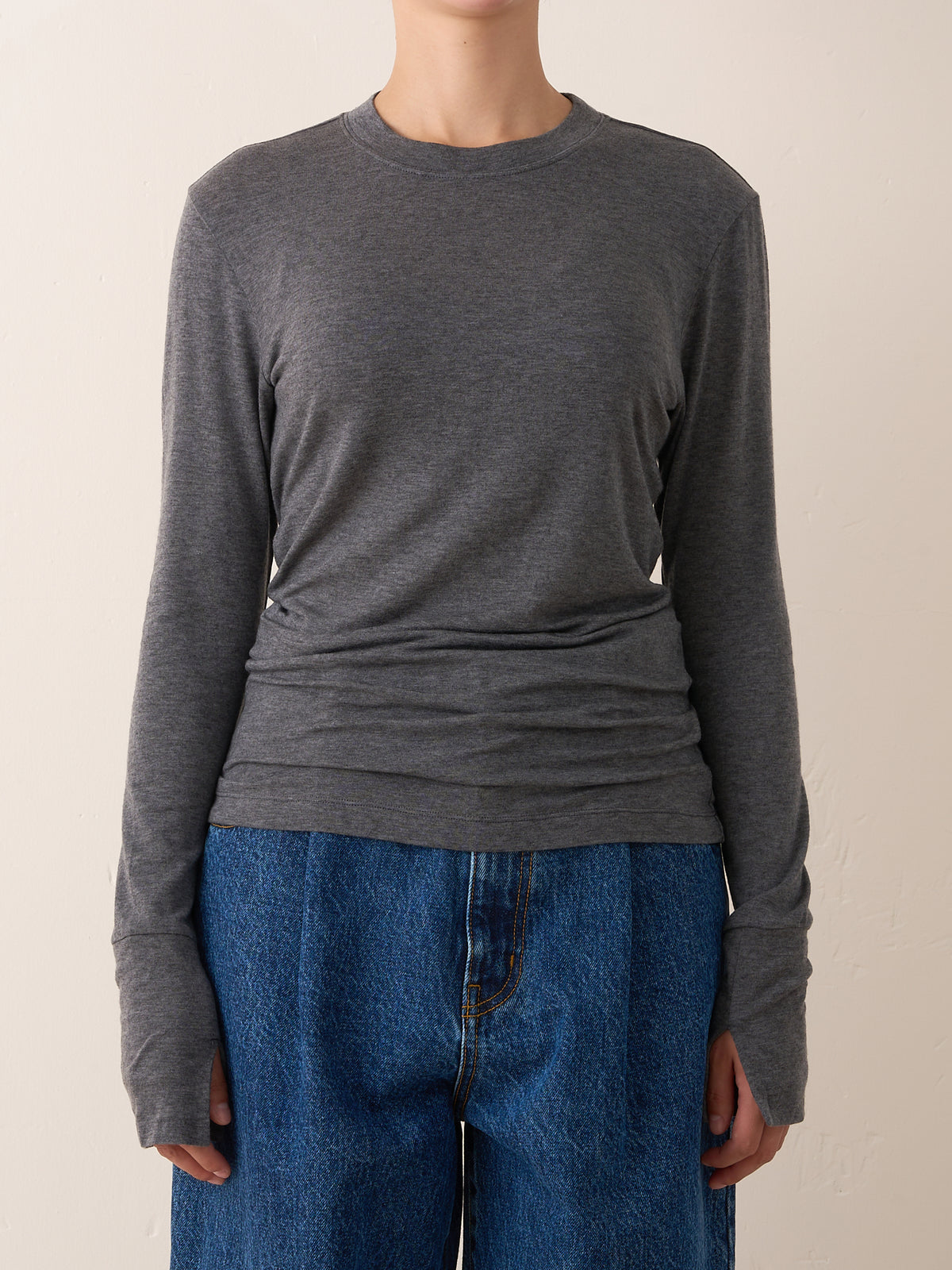 BELAIR LONG SLEEVE (charcoal gray)