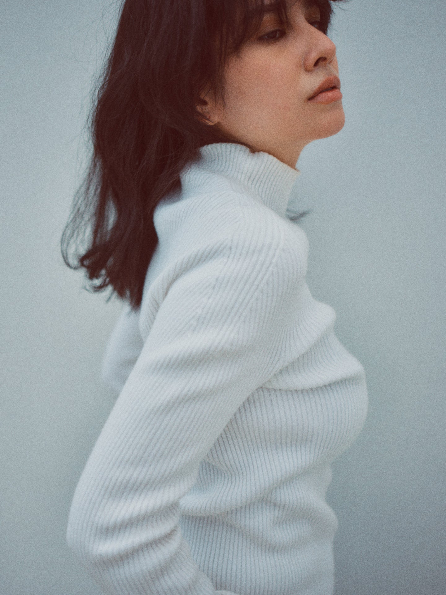 【AT HEART】COTTON CASHMERE LONG SLEEVE (white)