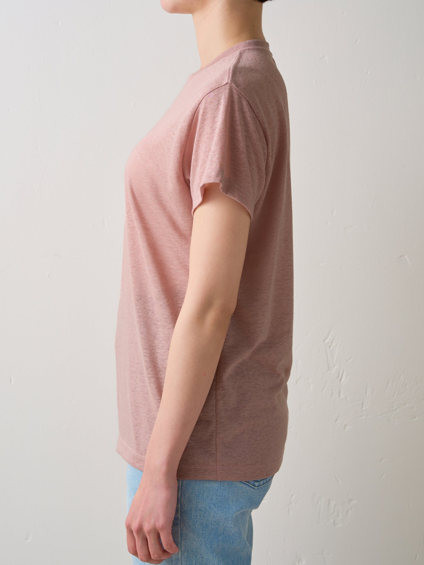 GEMMA HALF SLEEVE TEE (pink)