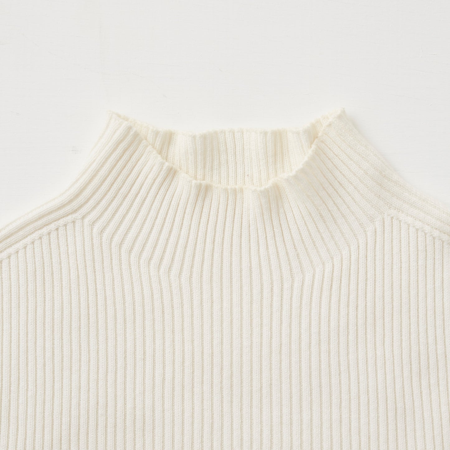 【AT HEART】COTTON CASHMERE LONG SLEEVE (white)