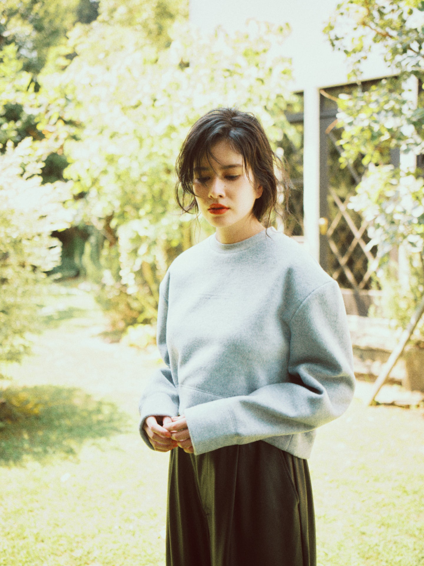 ELYSTAN LONG SLEEVE (library gray)