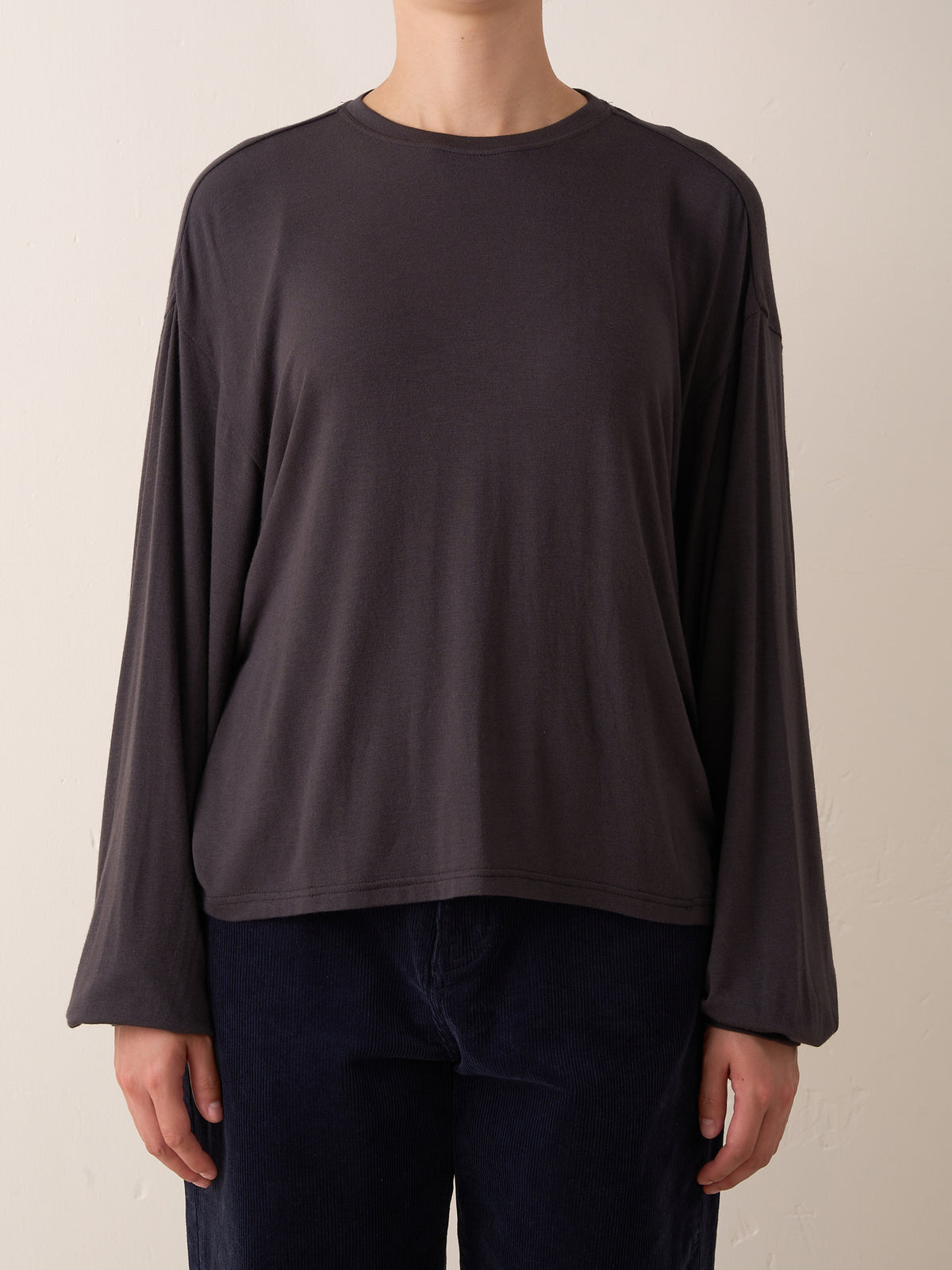ANDIE LONG SLEEVE (charcoal gray)