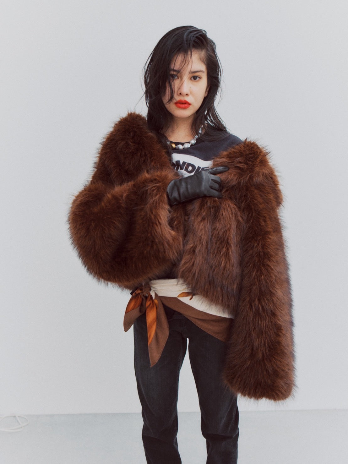 FLORIN SHORT COAT (brown)