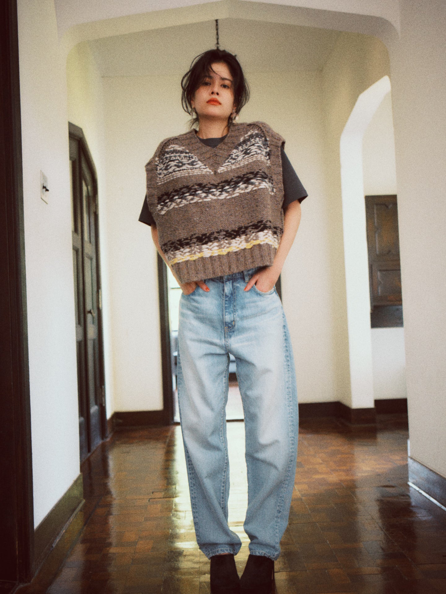 WALTER VEST (cabin brown)