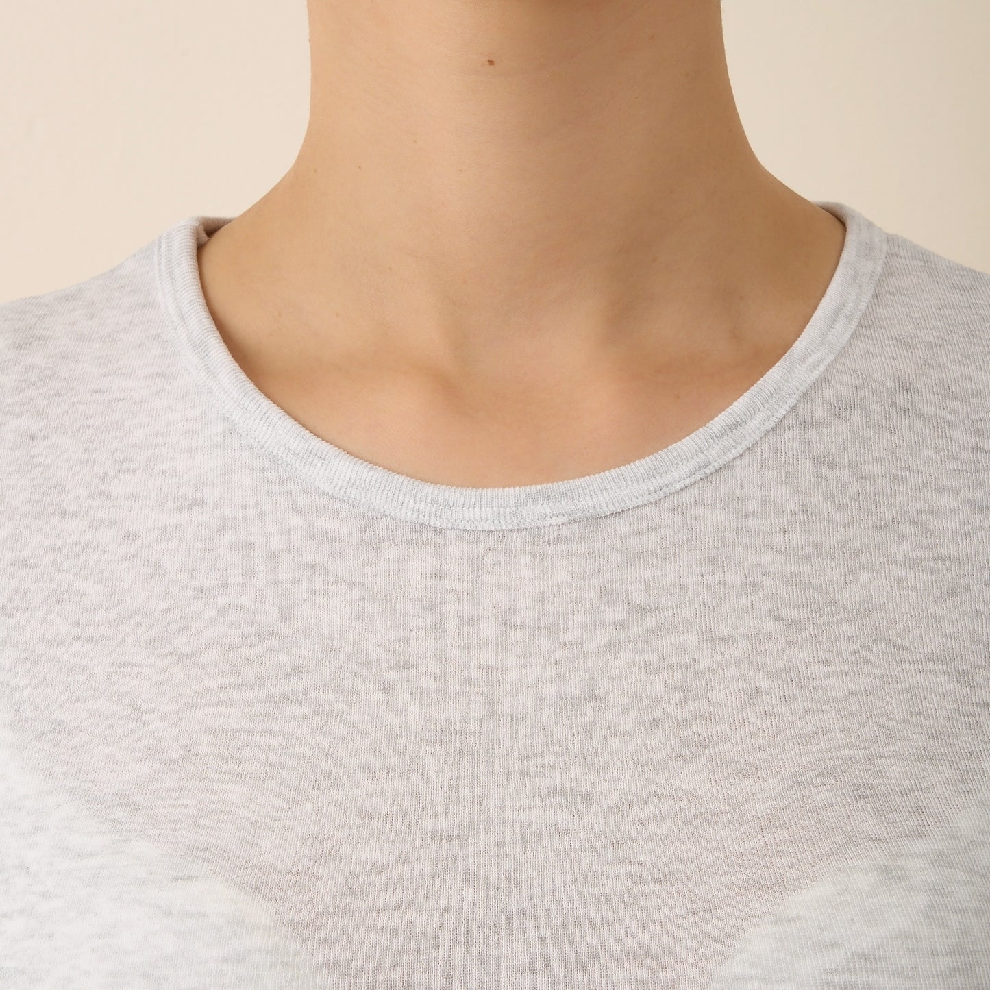 DIA HALF SLEEVE TEE (top gray)