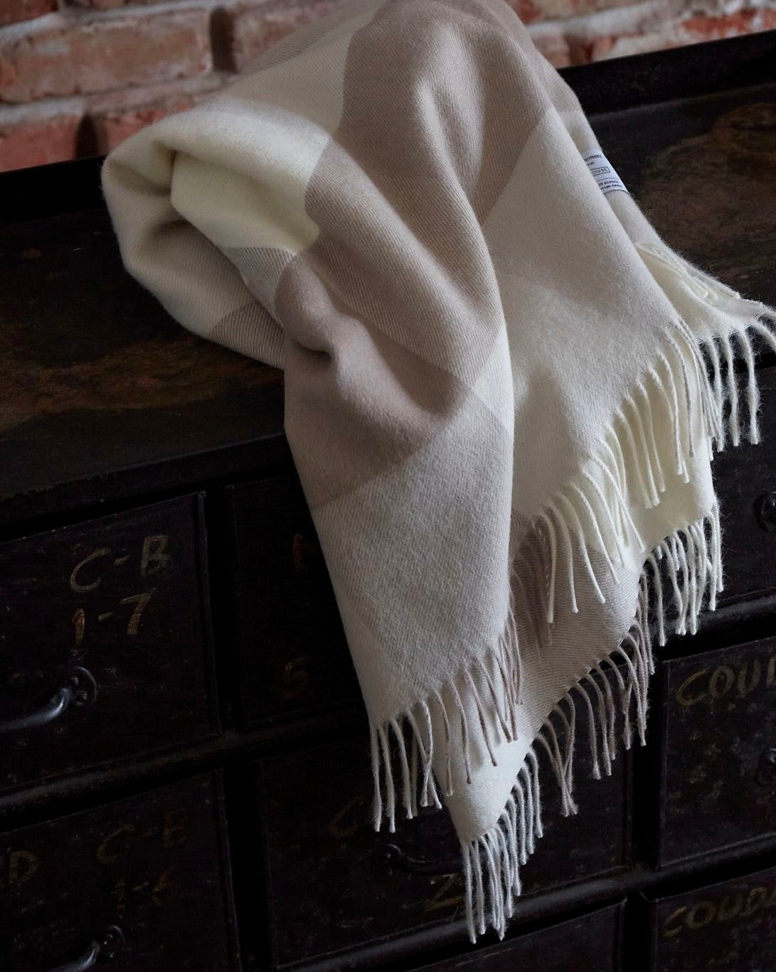 『予約専用』Peruvian Baby Alpaca Scarf (neutral)