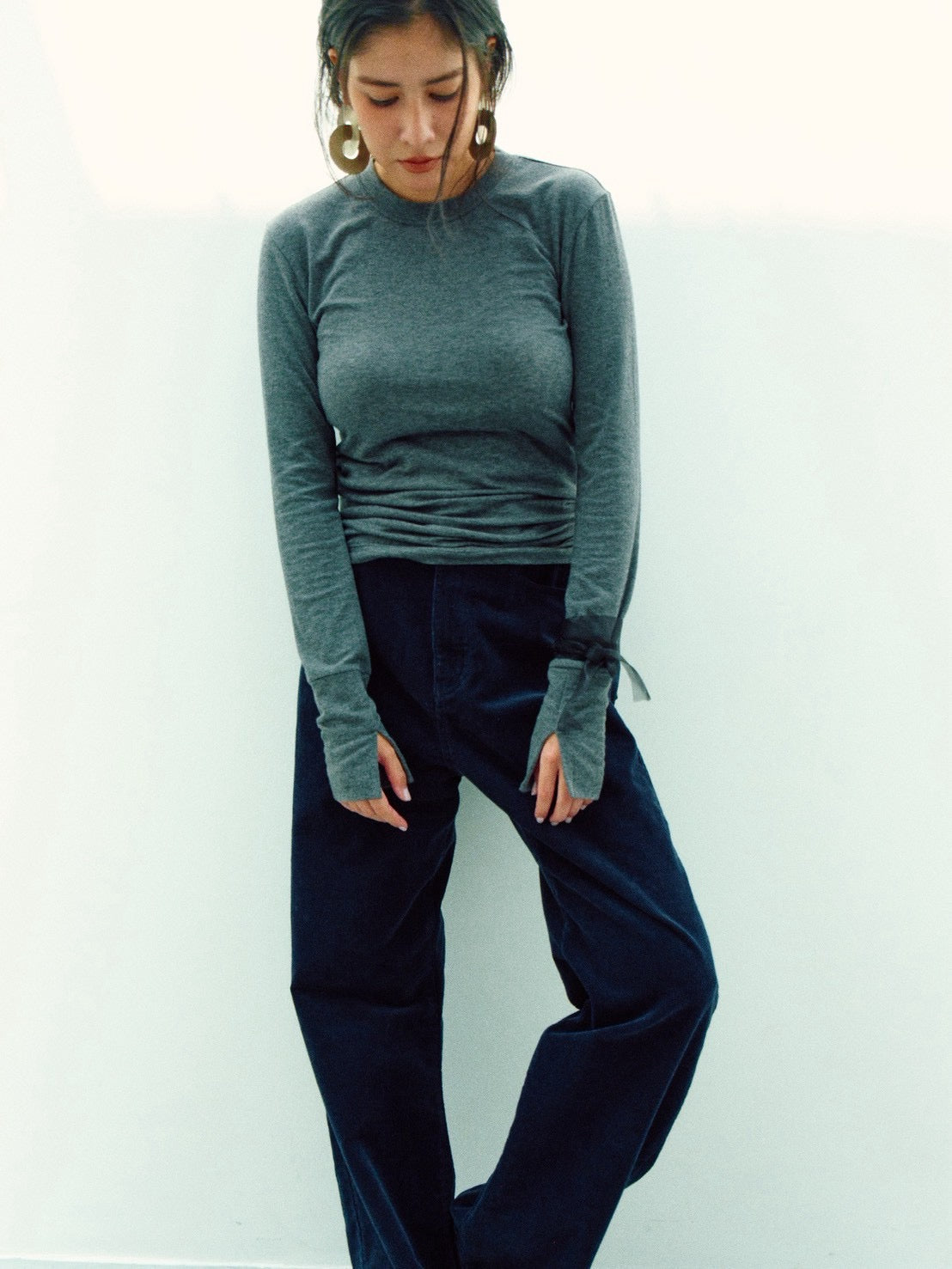 BELAIR LONG SLEEVE (charcoal gray)
