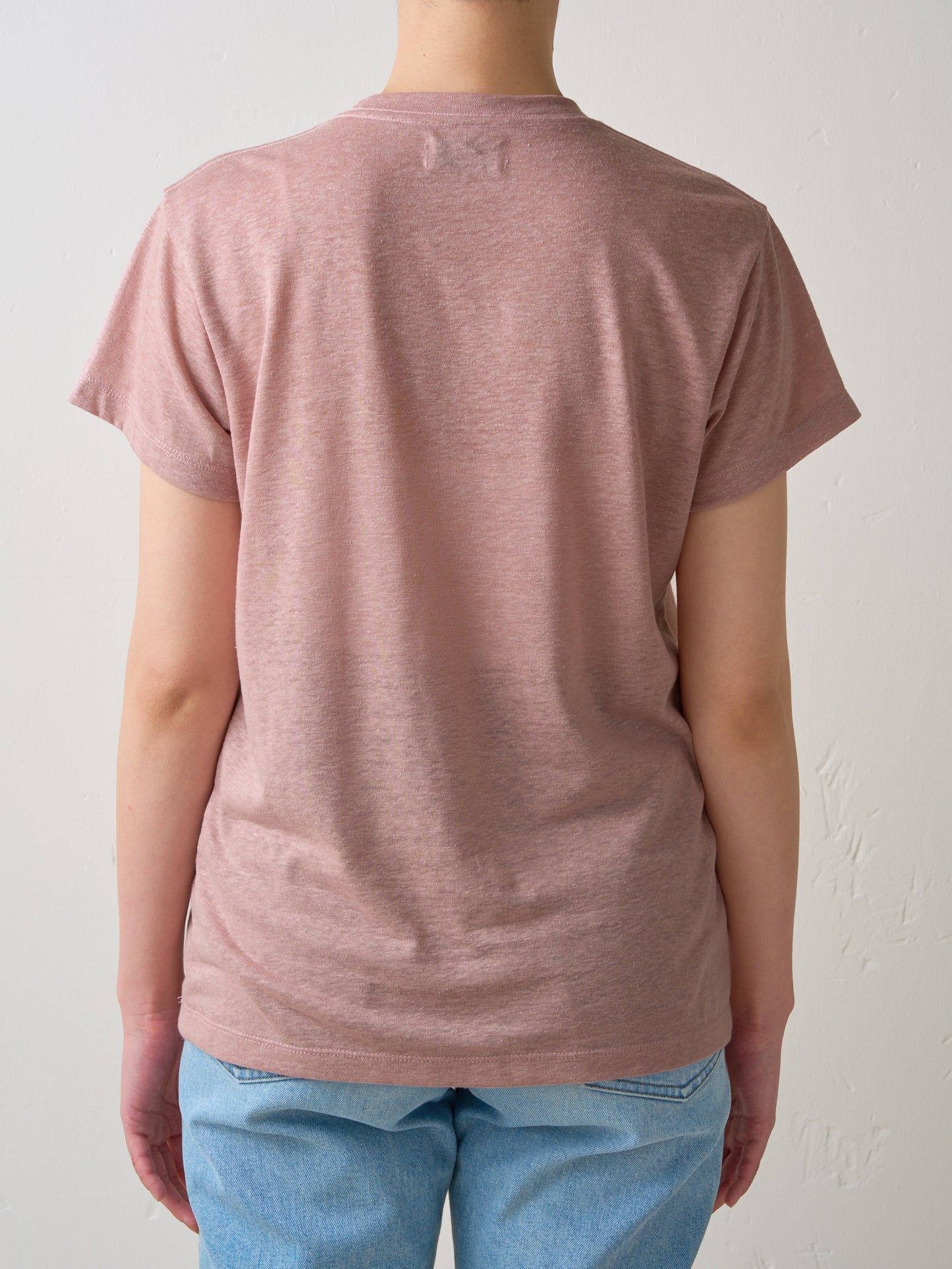 GEMMA HALF SLEEVE TEE (pink)