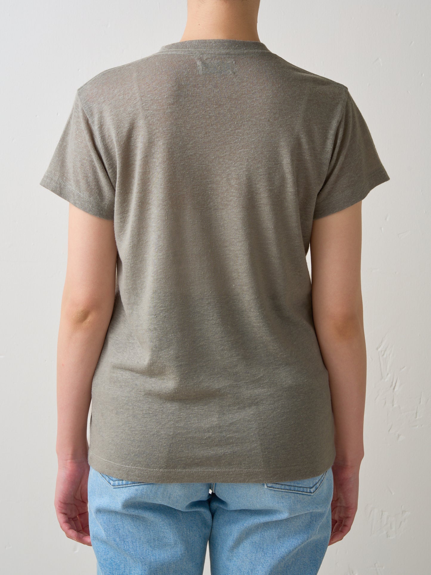 GEMMA HALF SLEEVE TEE (sage)