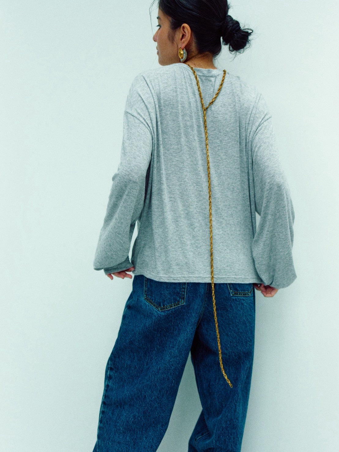 ANDIE LONG SLEEVE (top gray)