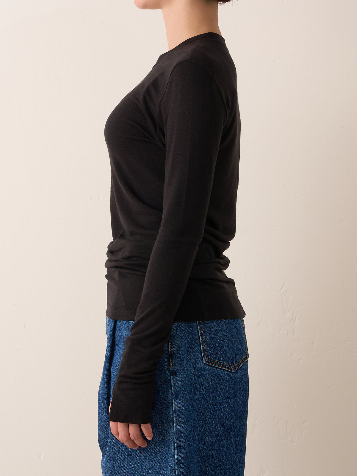 【受注再販】BELAIR LONG SLEEVE (black)