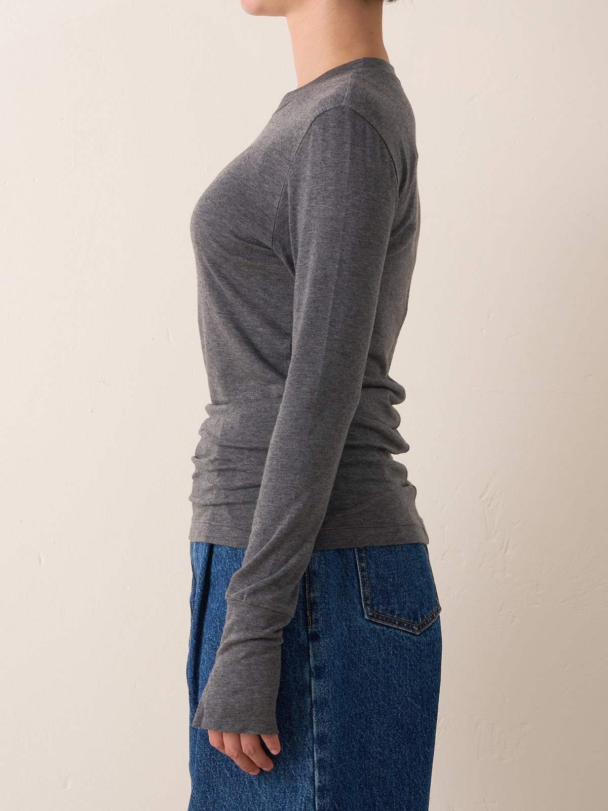 BELAIR LONG SLEEVE (charcoal gray)