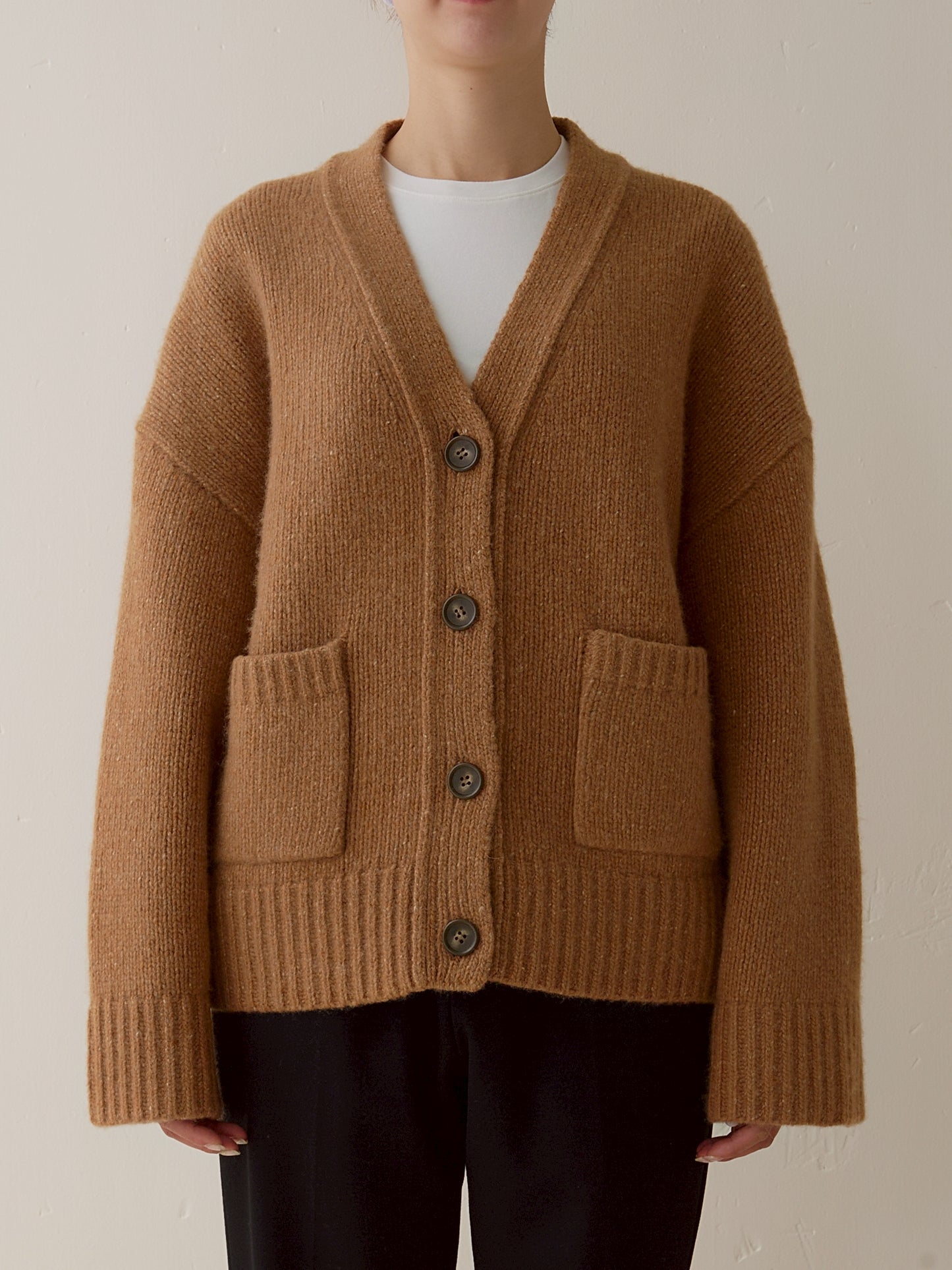 【AT HEART】SOMERSET CARDIGAN (camel)