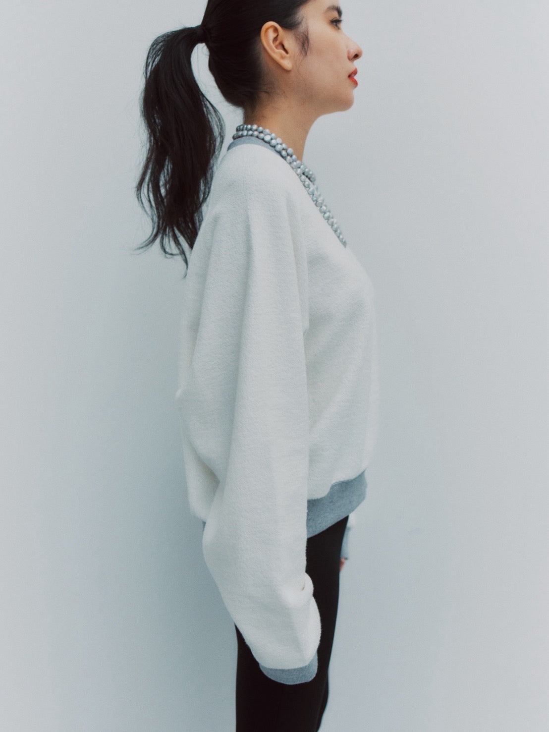 RICHMOND CREW NECK (white)