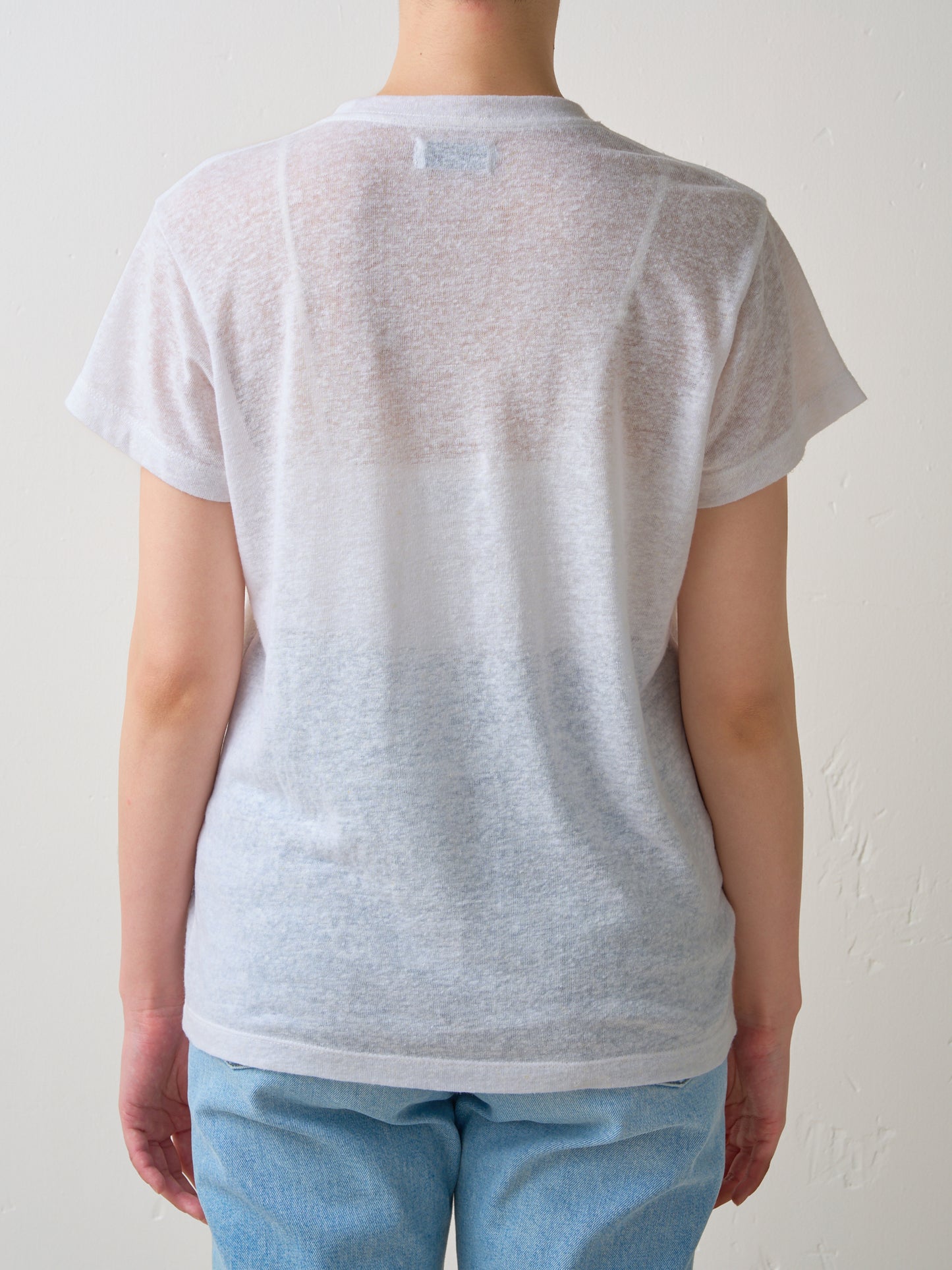 GEMMA HALF SLEEVE TEE (white)