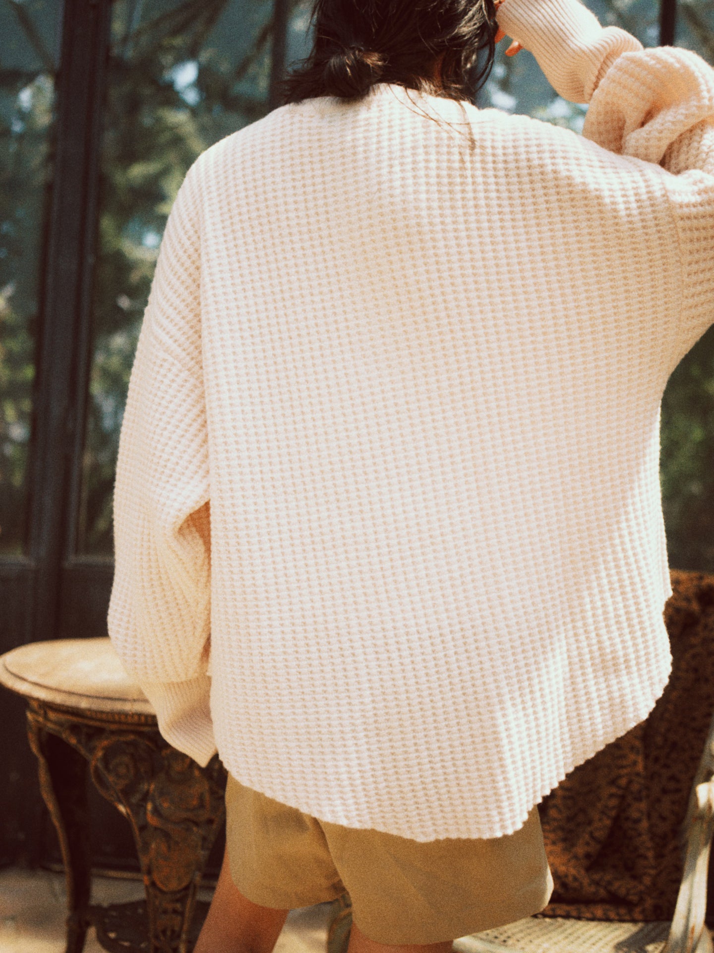 FRANKIE SWEATER (pastel peach)