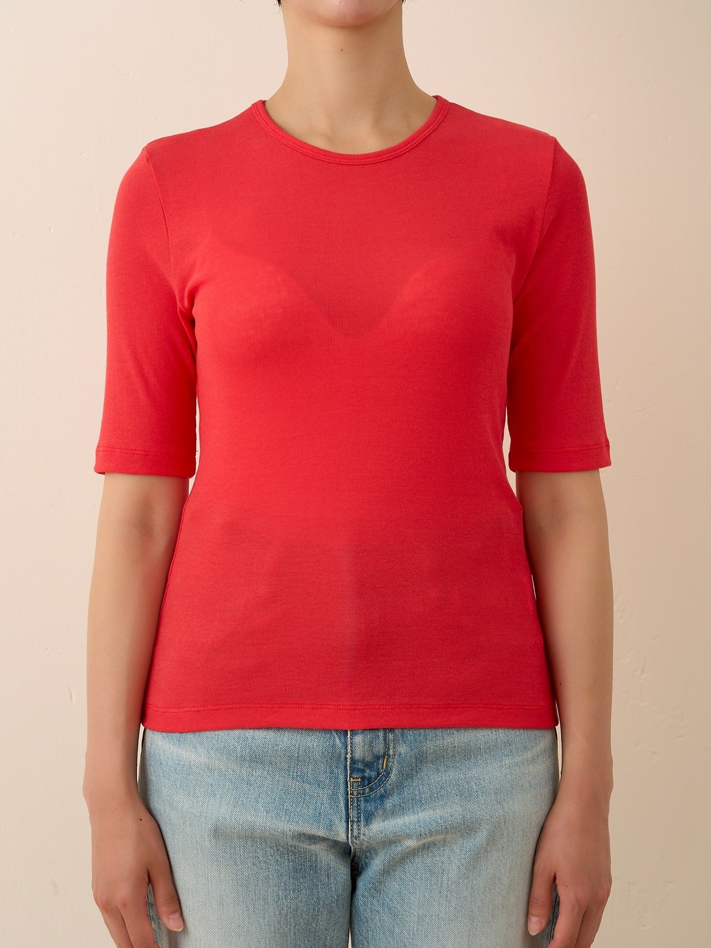 DIA HALF SLEEVE TEE (red)