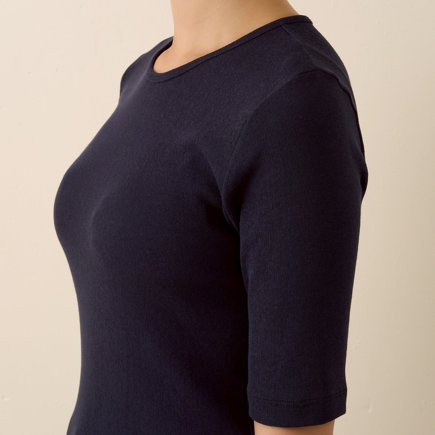 DIA HALF SLEEVE TEE (navy)