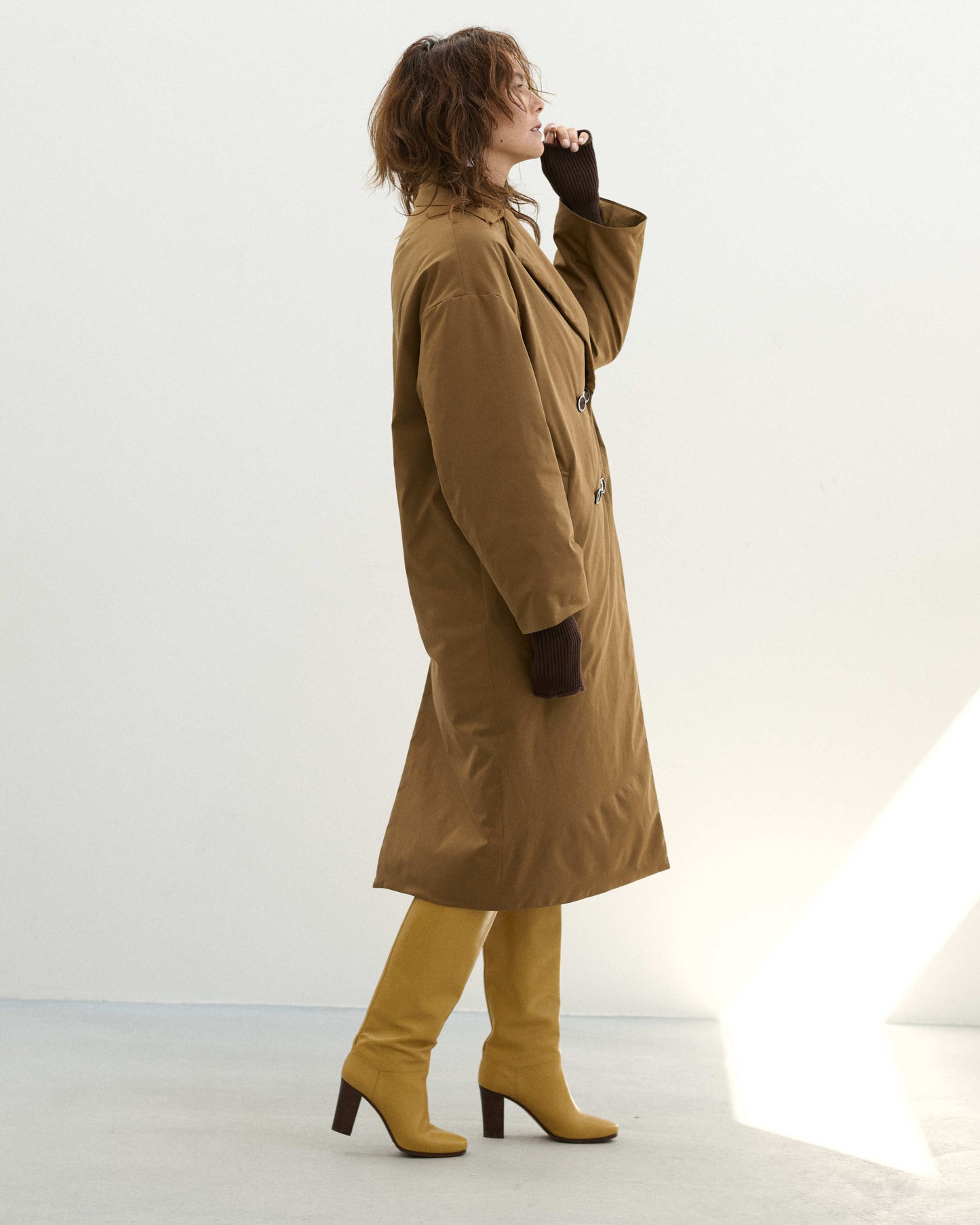 『予約専用』CLAVER LONG COAT (hazel)