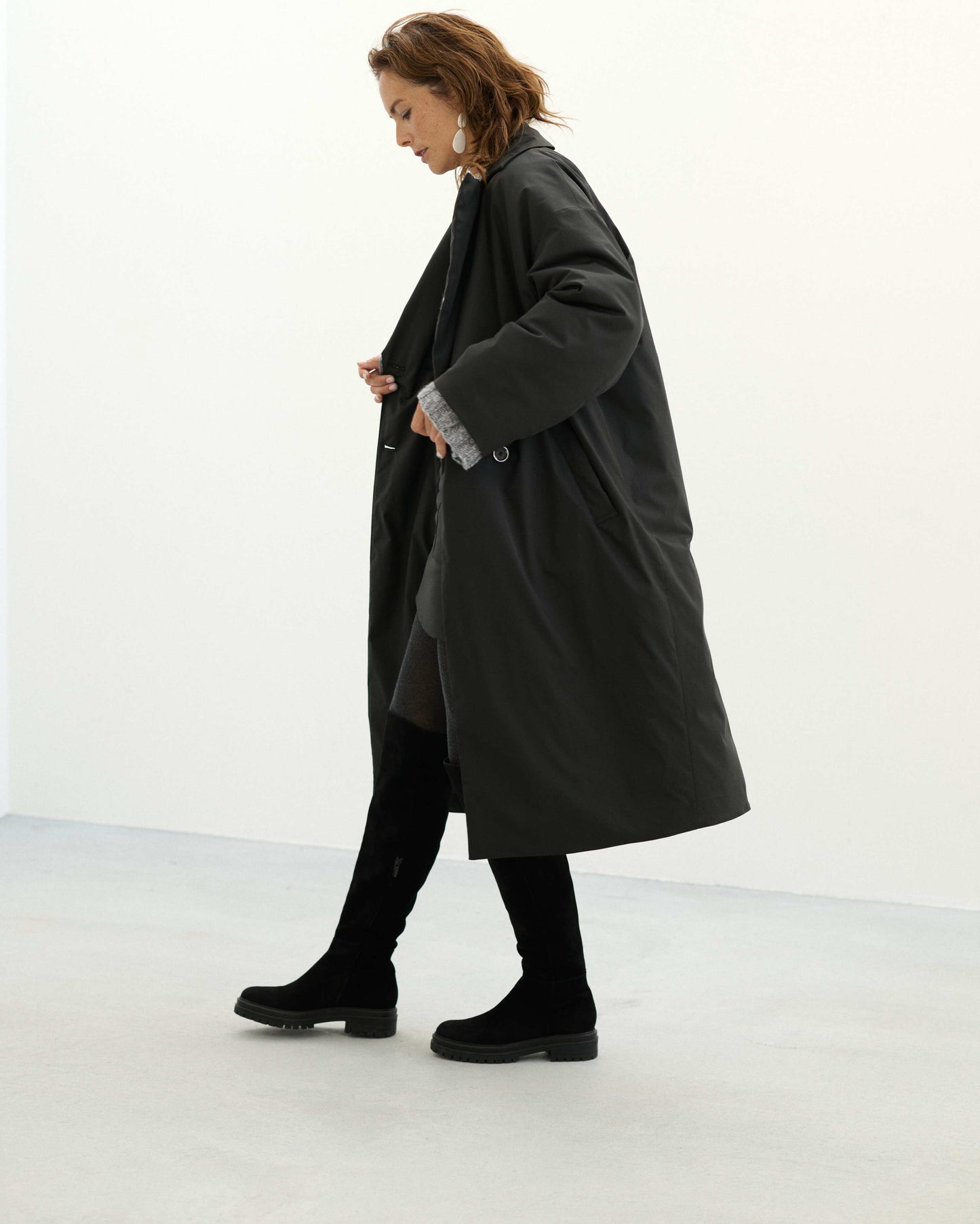 『予約専用』CLAVER LONG COAT (black)