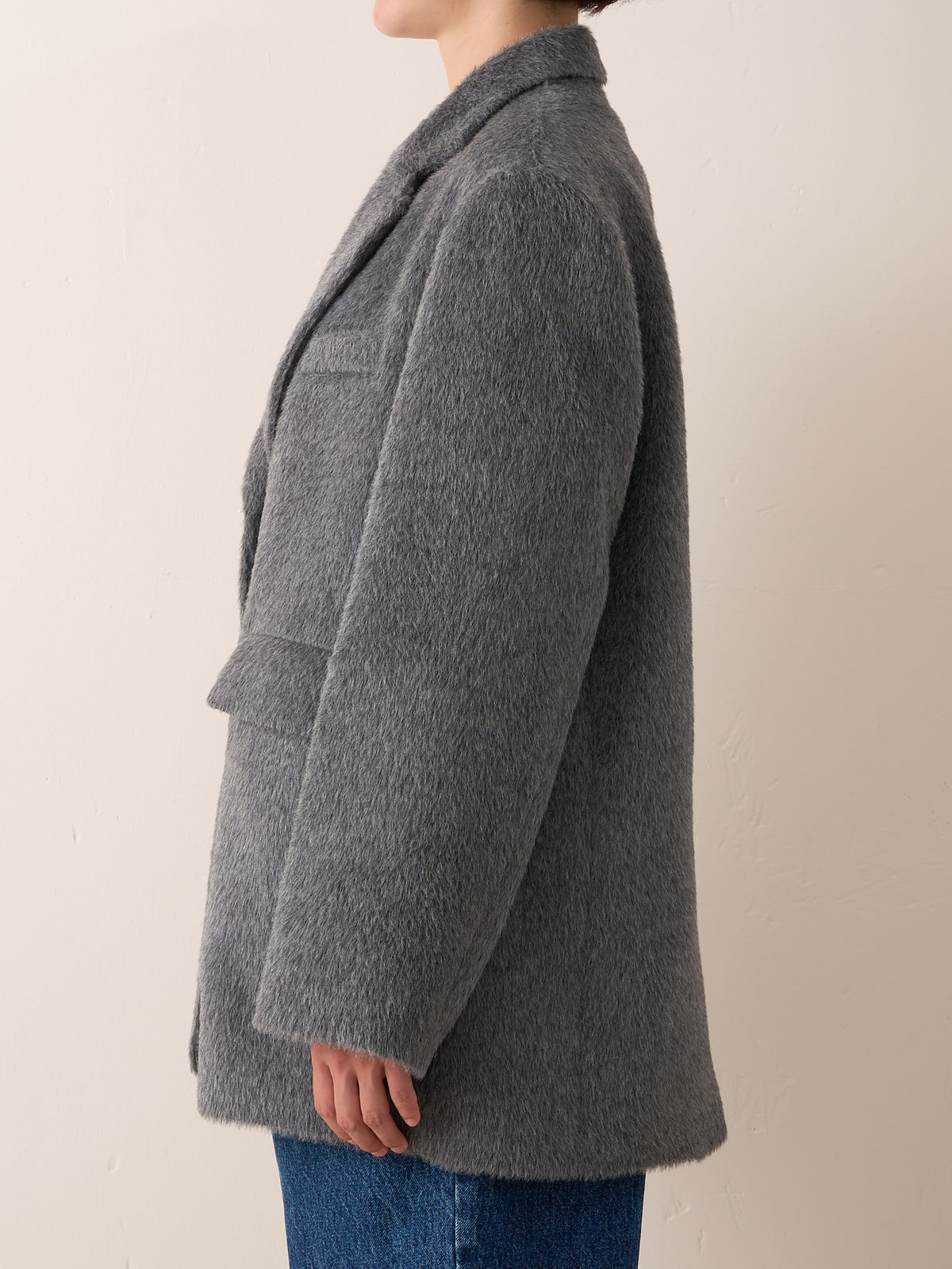 HALSTON COAT (gray)