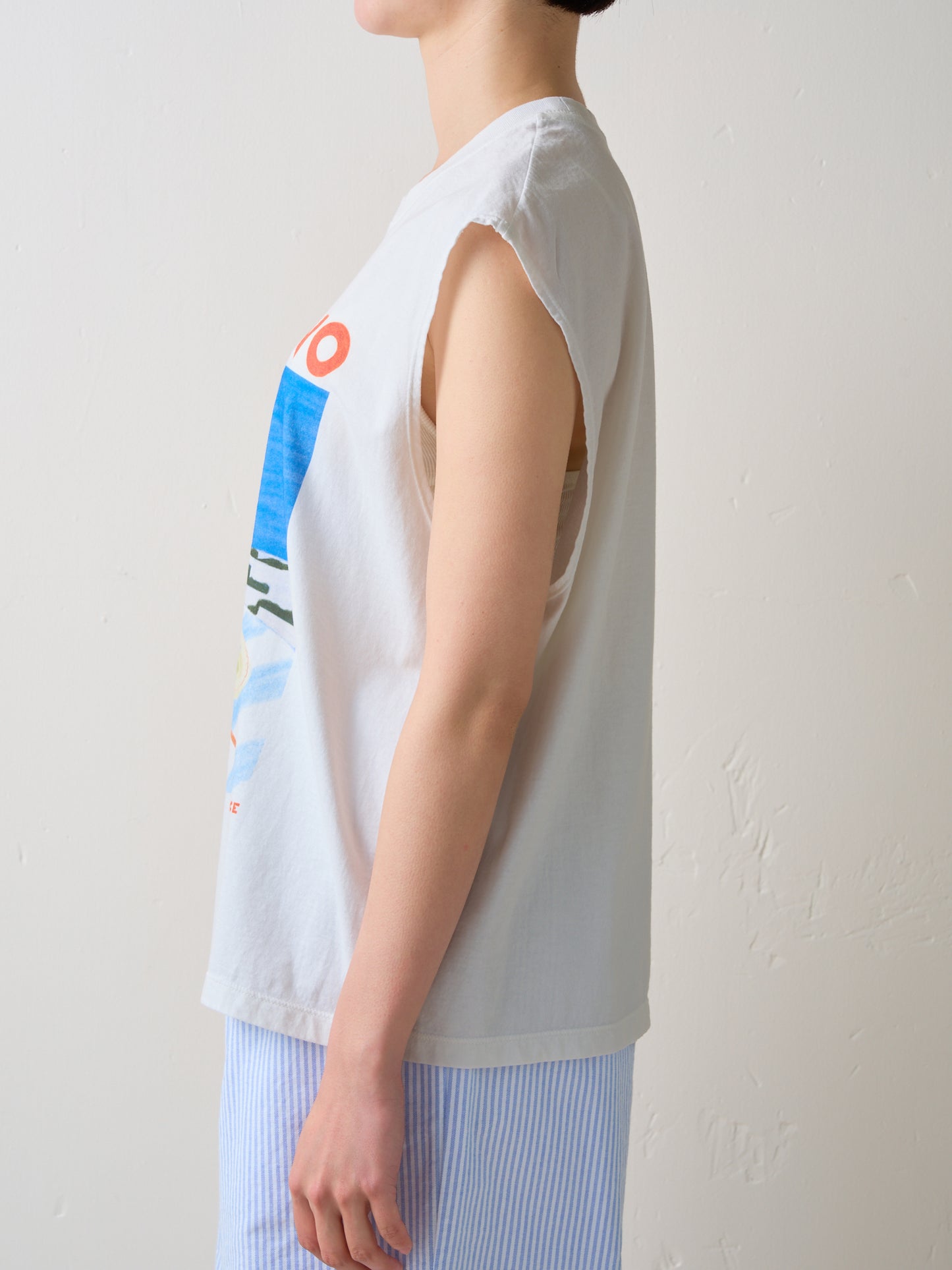 MERCATO SLEEVELESS (white)