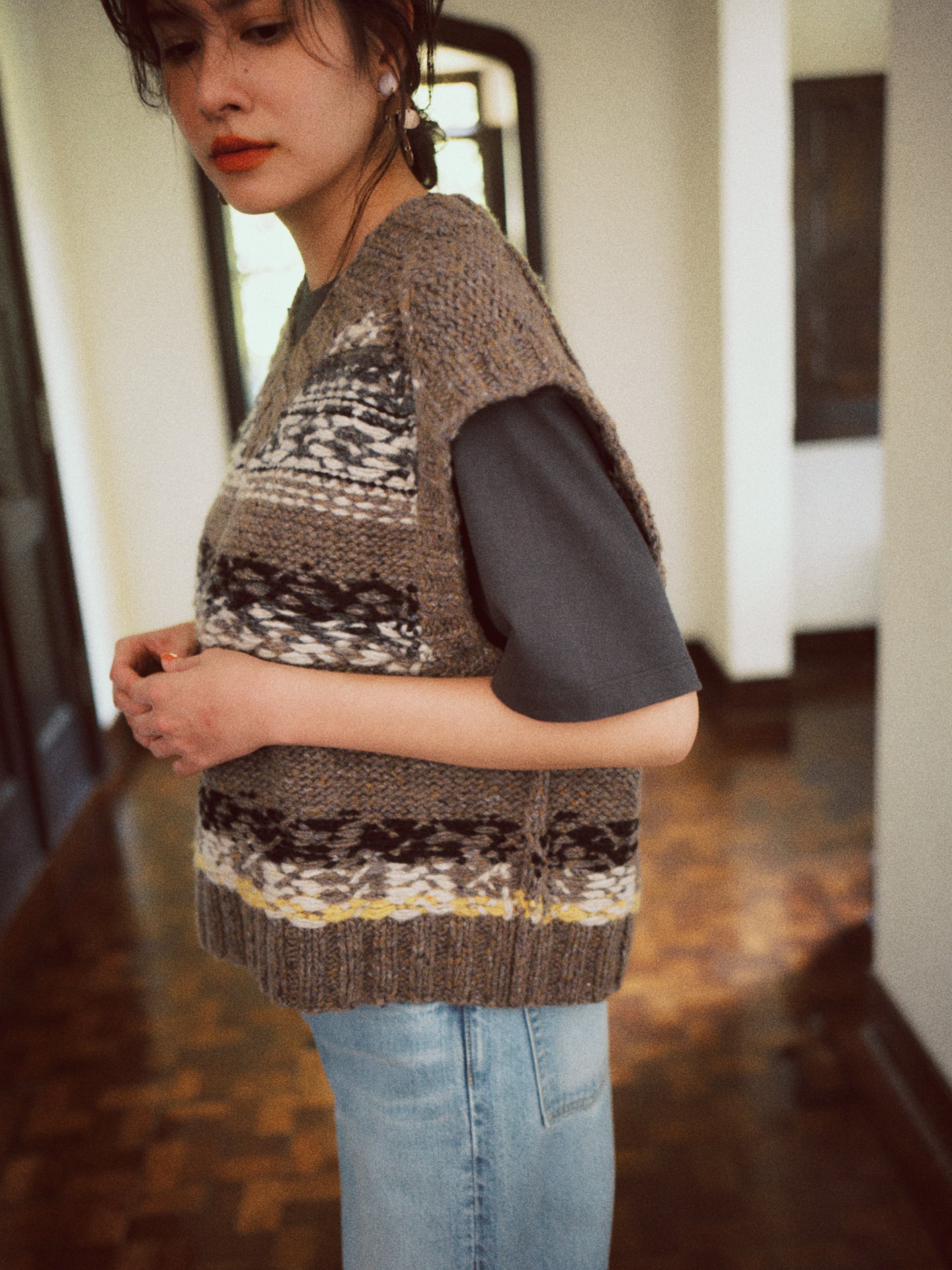 WALTER VEST (cabin brown)