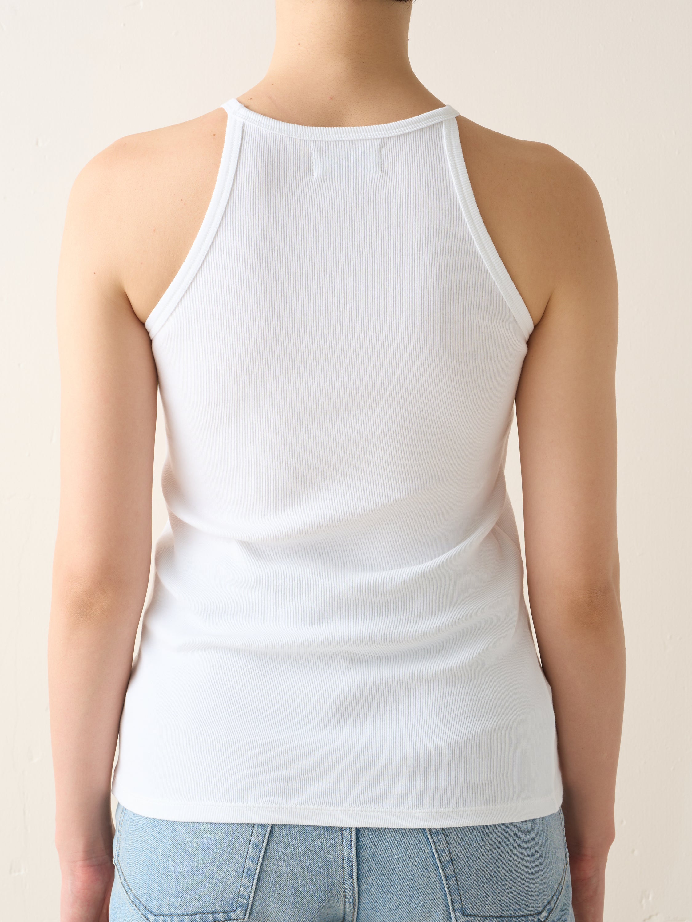 受注再販】COOPER HALTER NECK (white) – THE NEWHOUSE