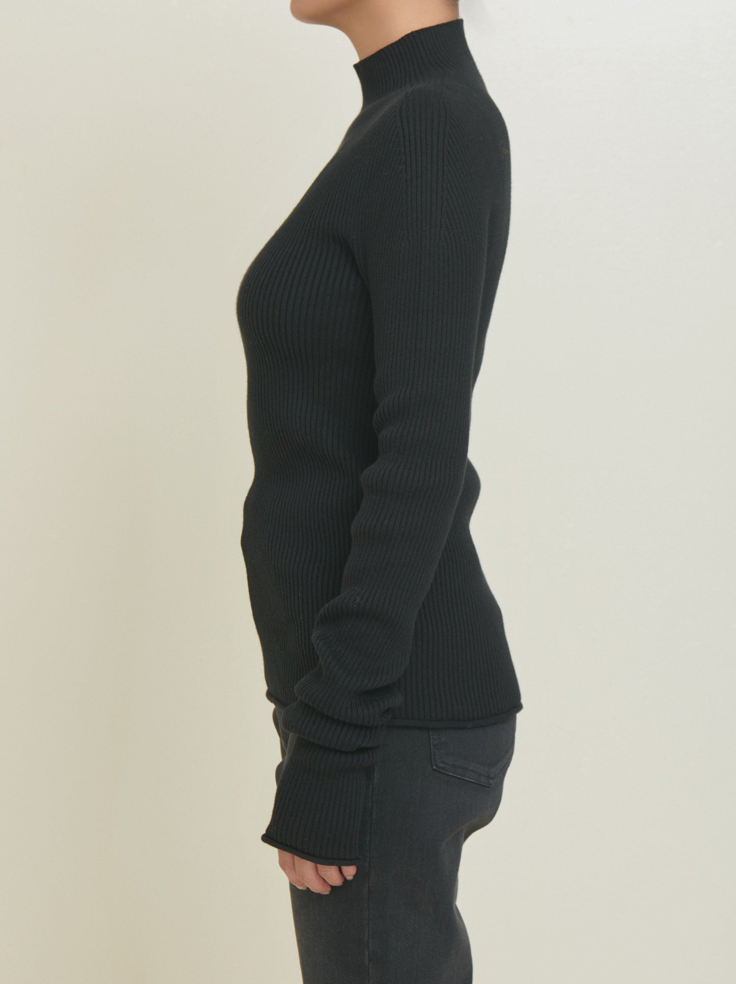 『予約専用』【AT HEART】COTTON CASHMERE LONG SLEEVE (black)