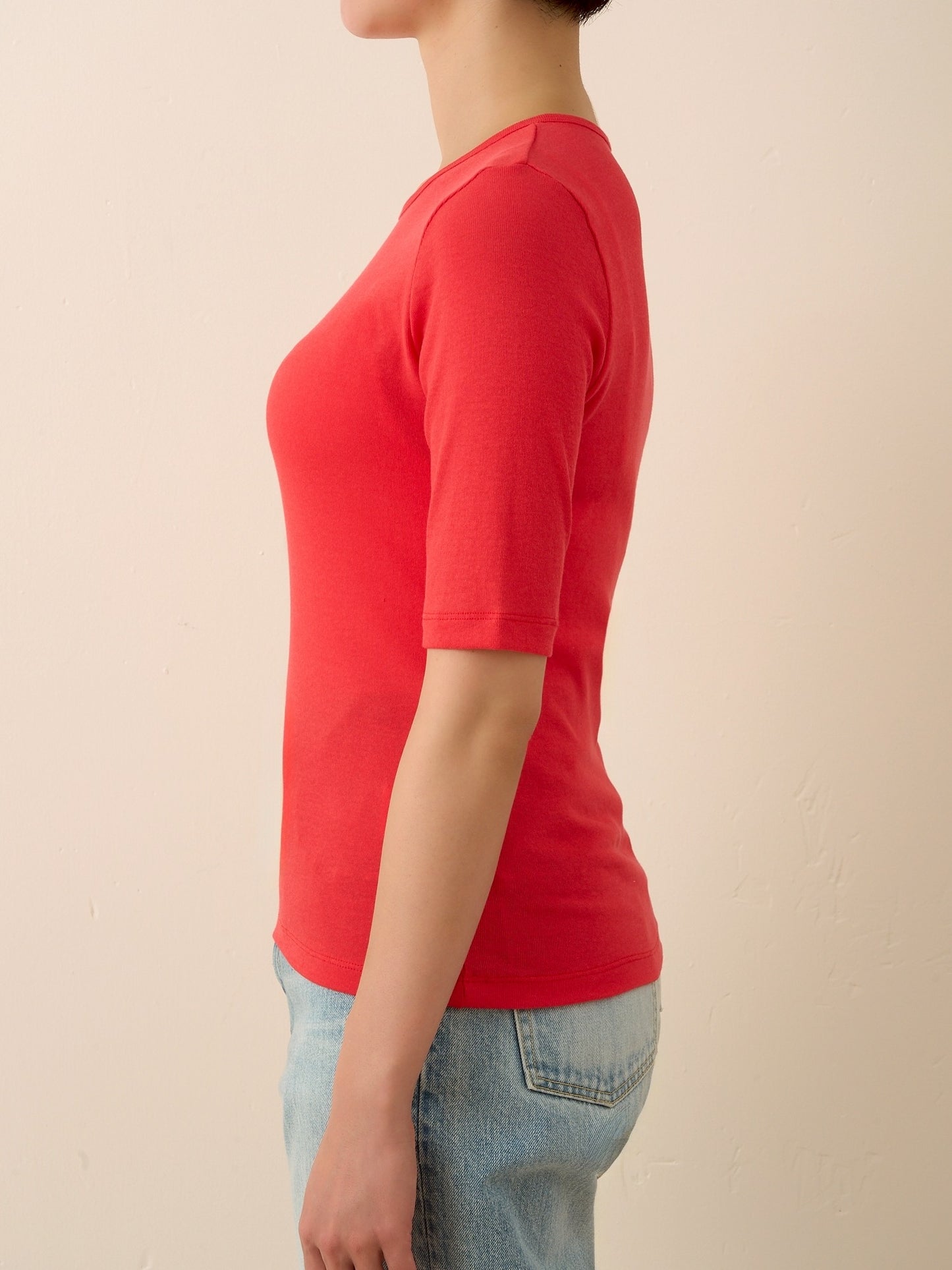 DIA HALF SLEEVE TEE (red)