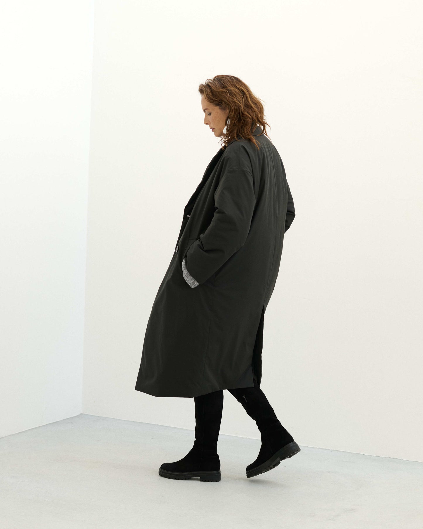 『予約専用』CLAVER LONG COAT (black)