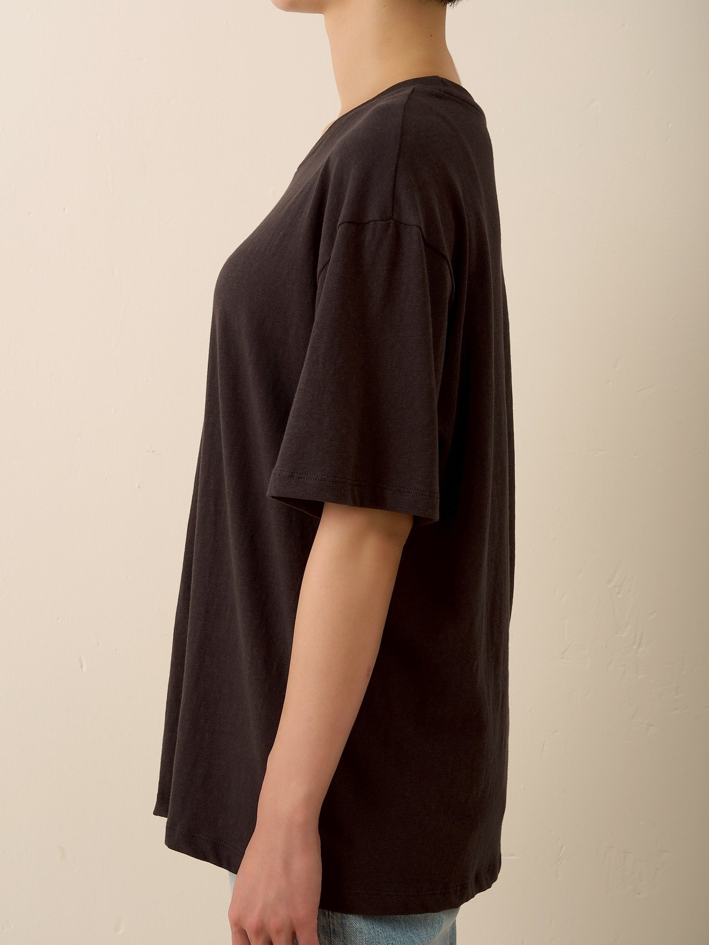 ASTOR BOY FRIEND TEE (charcoal gray)