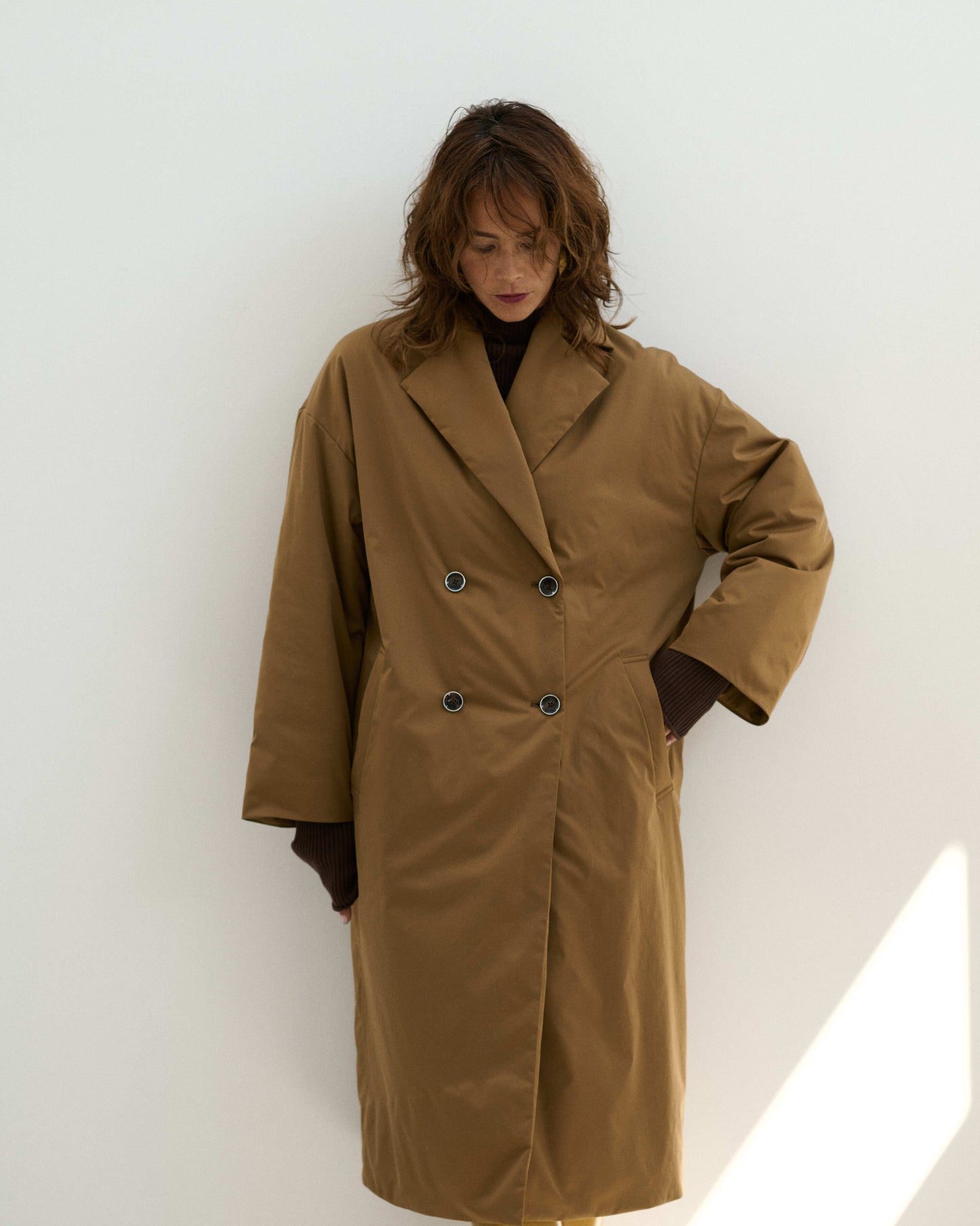 『予約専用』CLAVER LONG COAT (hazel)