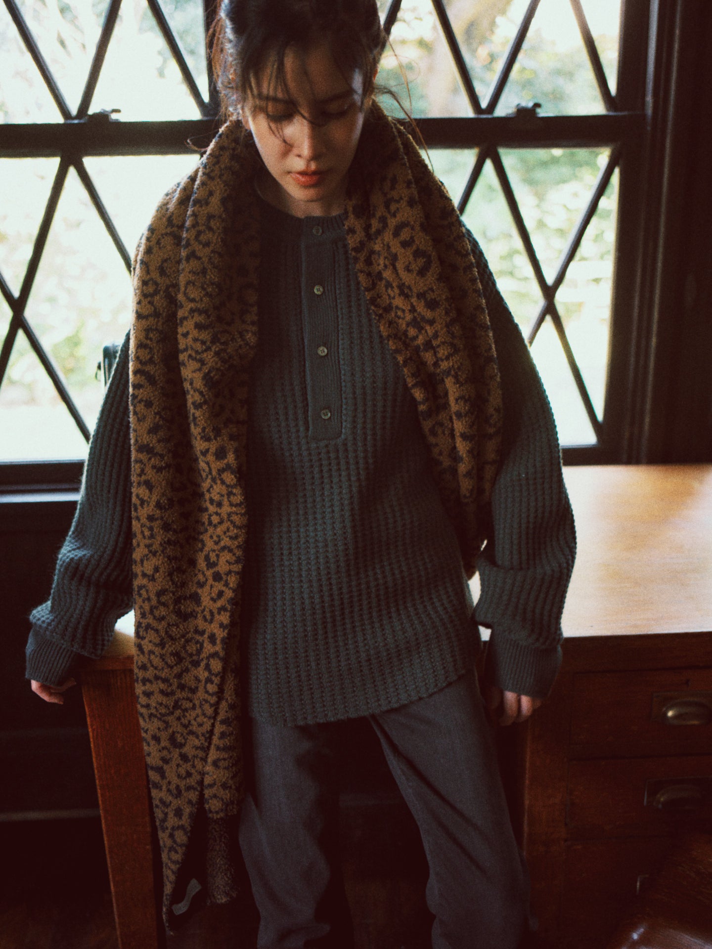 GREENWAY BLANKET (leopard)